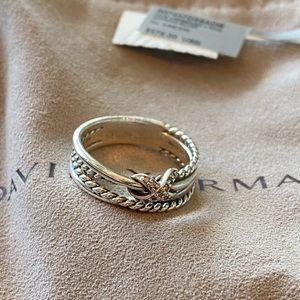 David Yurman Crossover Ring Diamond